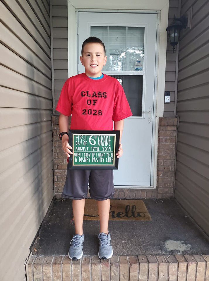 Jack starts 6th grade at Goodrich